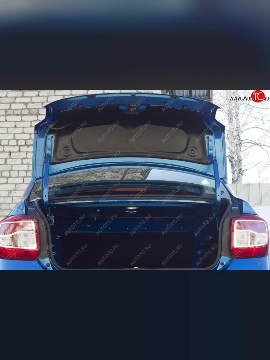 Обшивка внутренней части крышки багажника RA Renault Logan 2 дорестайлинг (2014-2018)  в Керчи Республика Крым