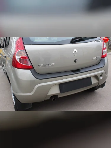 Накладка защитная на задний бампер RA Renault Sandero Stepway  1 (2010-2014)