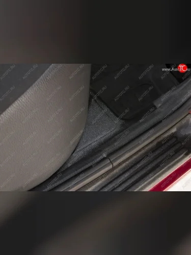 Накладки на ковролин задних дверей автомобиля RA Renault Sandero  1 (2009-2014)