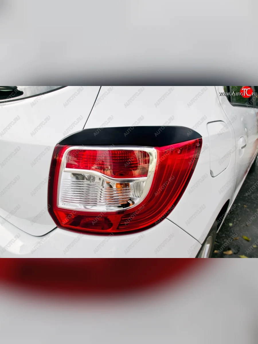 Реснички задних фонарей RA Renault Sandero 2 дорестайлинг (2014-2018) (Неокрашенные)  в Самаре Самарской области