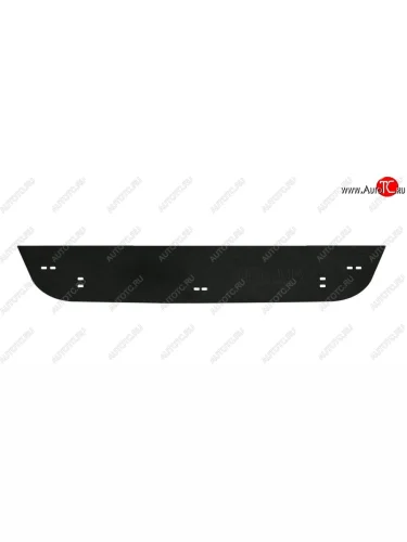 Зимняя заглушка решетки переднего бампера РА Skoda Octavia  A5 (2008-2013) лифтбэк рестайлинг, рестайлинг универсал