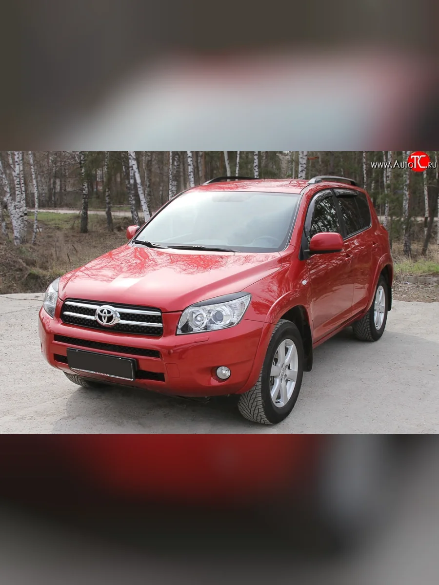 Реснички RA на фары Toyota RAV4 XA305 5 дв. дорестайлинг (2005-2009) (Неокрашенные)  в Перми Пермском крае