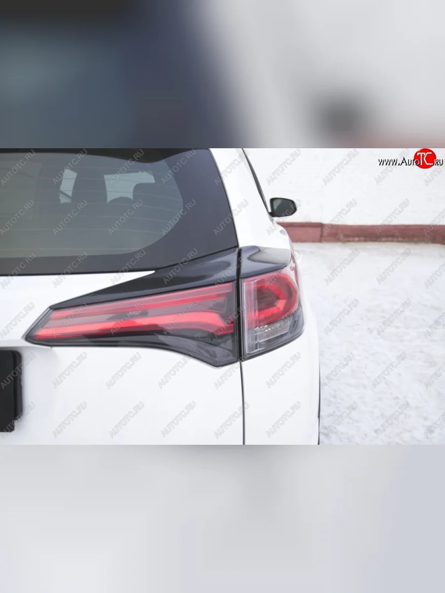 Реснички на фонари RA Toyota RAV4 XA40 5 дв. рестайлинг (2015-2019) (Неокрашенные)  в Самаре Самарской области