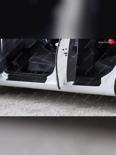 Накладки на порожки RA v2 (комплект) Volkswagen Golf  6 Mk6 (2008-2014) хэтчбэк 5 дв.