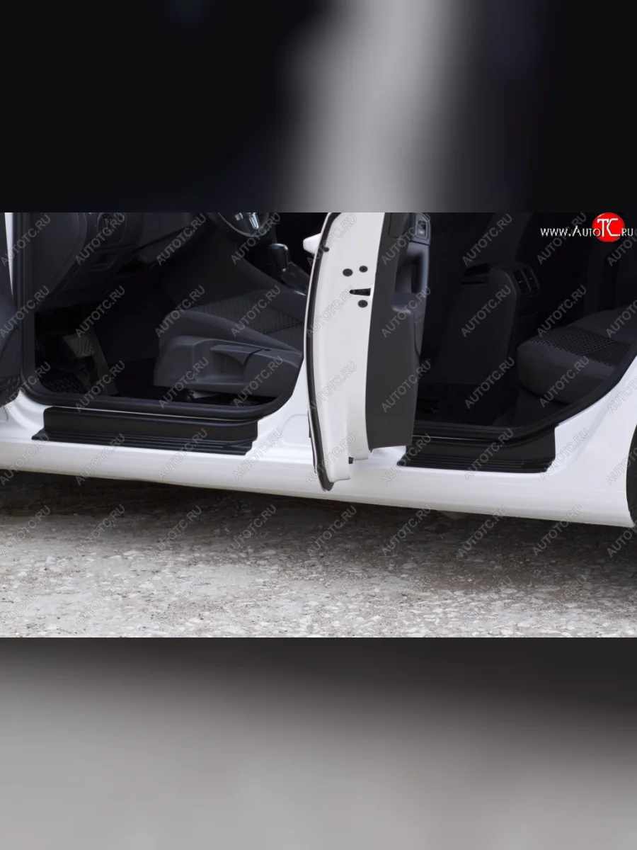 Накладки на порожки RA v2 (комплект) Volkswagen Golf 6 Mk6 хэтчбэк 5 дв. (2008-2014)  в Самаре Самарской области