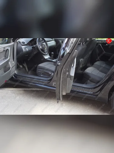 Накладки на порожки RA (комплект) Volkswagen Passat  B7 (2010-2015) седан, универсал