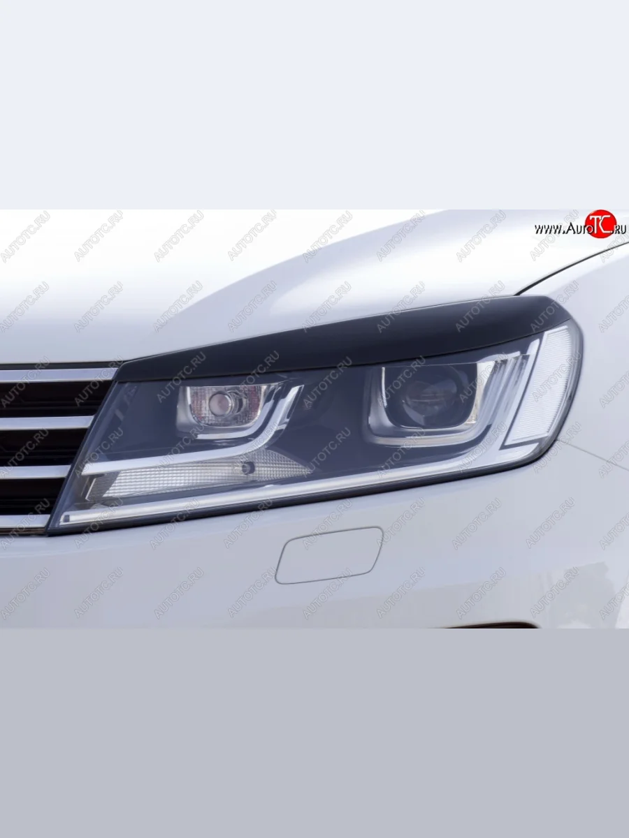 Реснички на фары RA  Volkswagen Touareg (2014-2018) 2 NF (Неокрашенные)  в Воронеже Воронежской области