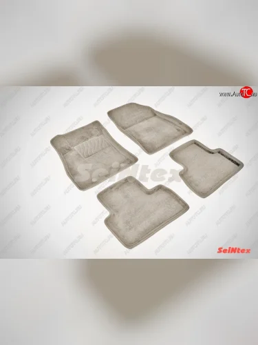 Износостойкие коврики в салон 3D NISSAN JUKE бежевые (компл) Nissan Juke  1 YF15 (2010-2014) дорестайлинг