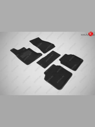 Износостойкие коврики в салон 3D BMW 7 Ser G-12 черные (компл) BMW 7 серия ( G11-G12,  G11,G12) (2015-2022) дорестайлинг,седан, седан рестайлинг