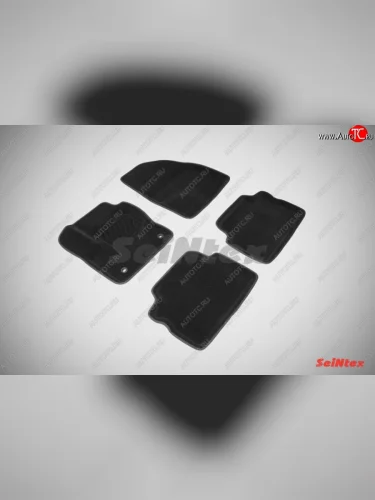 Износостойкие коврики в салон 3D FORD C-MAX черные (компл) Ford C-max  Mk1 (2007-2010) рестайлинг