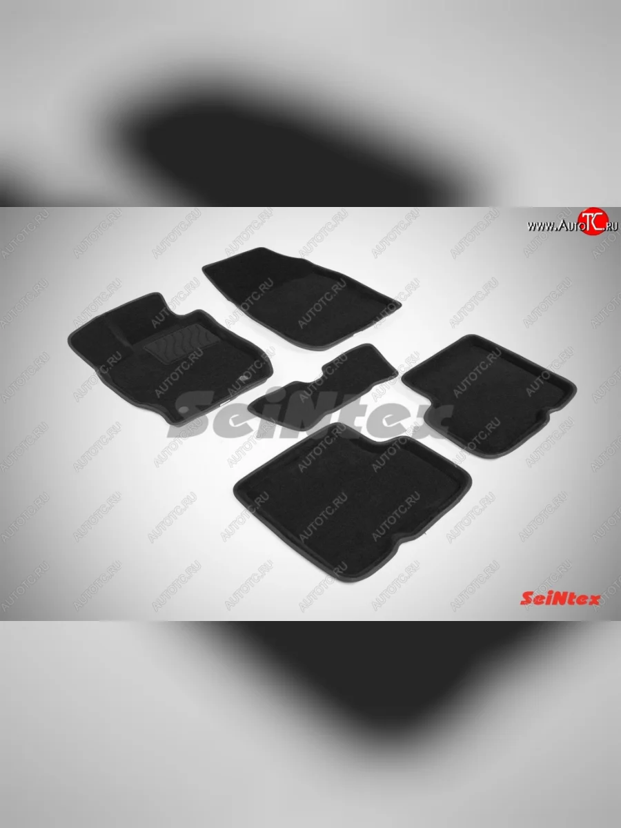 Износостойкие коврики в салон 3D NISSAN ALMERA IV черные (компл) Nissan Almera 3 G15 седан (2012-2019)  в Воронеже Воронежской области