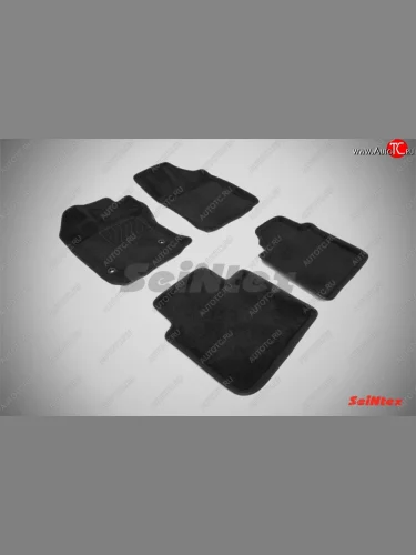 Износостойкие коврики в салон 3D TOYOTA VENZA черные (компл) Toyota Venza GV10 рестайлинг (2012-2016)