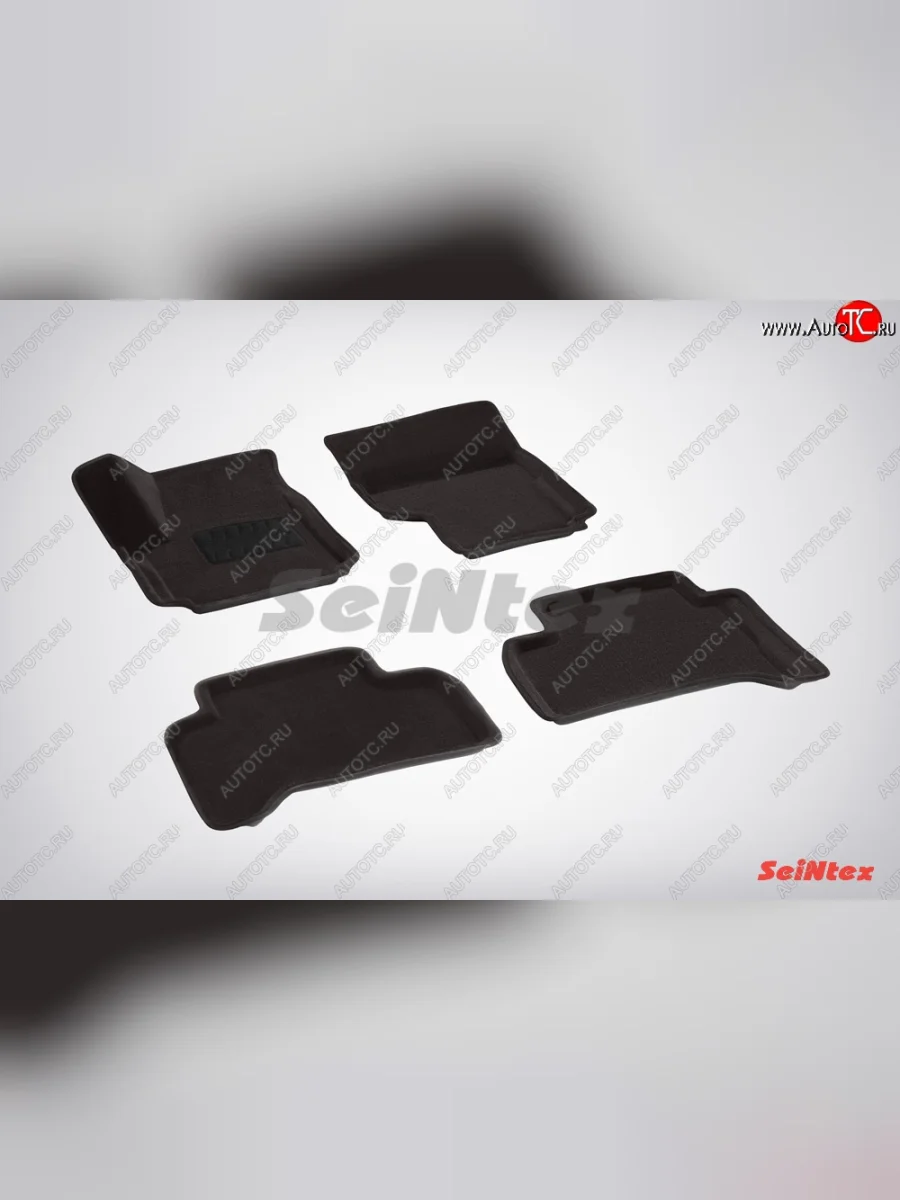 Износостойкие коврики в салон 3D VW AMAROK черные (компл) Volkswagen Amarok дорестайлинг (2009-2016)  в Перми Пермском крае