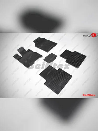Износостойкие коврики в салон с рисунком Сетка SeiNtex Premium 4 шт. (резина) Acura RDX TB3, TB4 дорестайлинг (2012-2015)