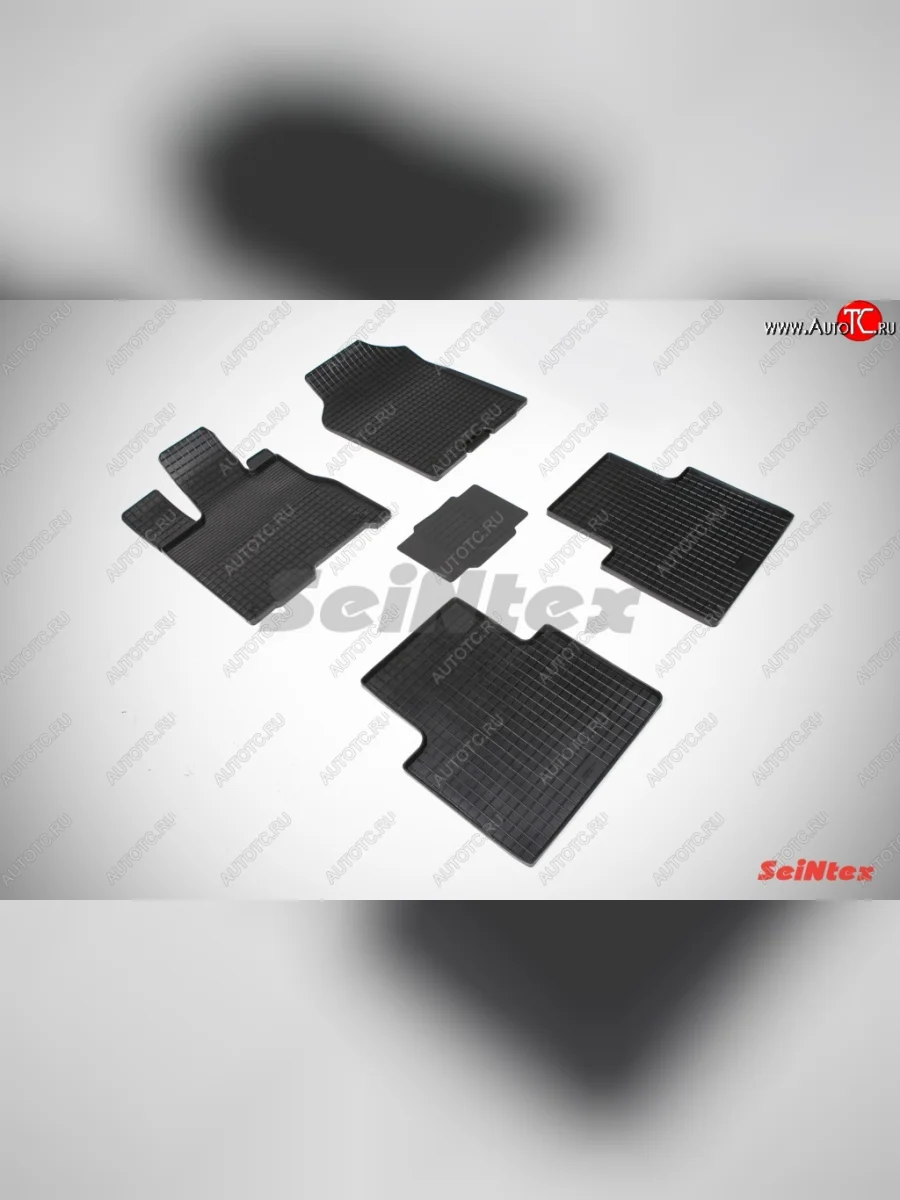 Износостойкие коврики в салон с рисунком Сетка SeiNtex Premium 4 шт. (резина) Acura RDX TB3, TB4 дорестайлинг (2012-2015)  в Керчи Республика Крым