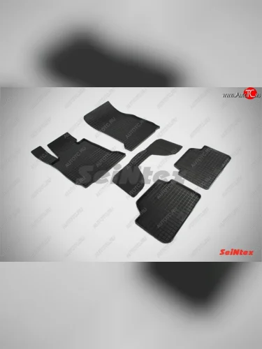 Износостойкие коврики в салон с рисунком Сетка SeiNtex Premium 4 шт. (резина) BMW 1 серия ( F21,  F20) (2011-2020) хэтчбэк 3 дв. дорестайлинг, хэтчбэк 5 дв. дорестайлинг, хэтчбэк 3 дв. 1-ый рестайлинг, хэтчбэк 3 дв. 2-ой рестайлинг, хэтчбэк 5 дв. 2-ой рестайлинг