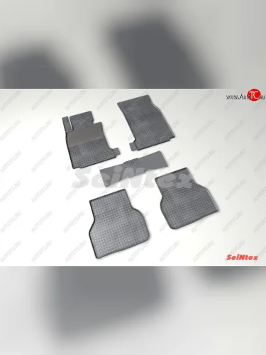 Износостойкие коврики в салон с рисунком Сетка SeiNtex Premium 4 шт. (резина) BMW 5 серия  E39 (1995-2003) седан дорестайлинг, седан рестайлинг