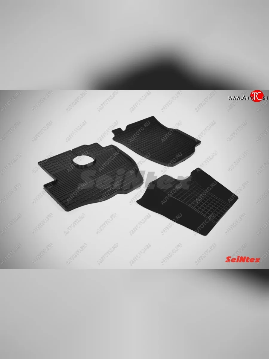 Износостойкие коврики в салон с рисунком Сетка SeiNtex Premium 3 шт. (резина) Hyundai Porter AU,KR (1996-2011)  в Самаре Самарской области
