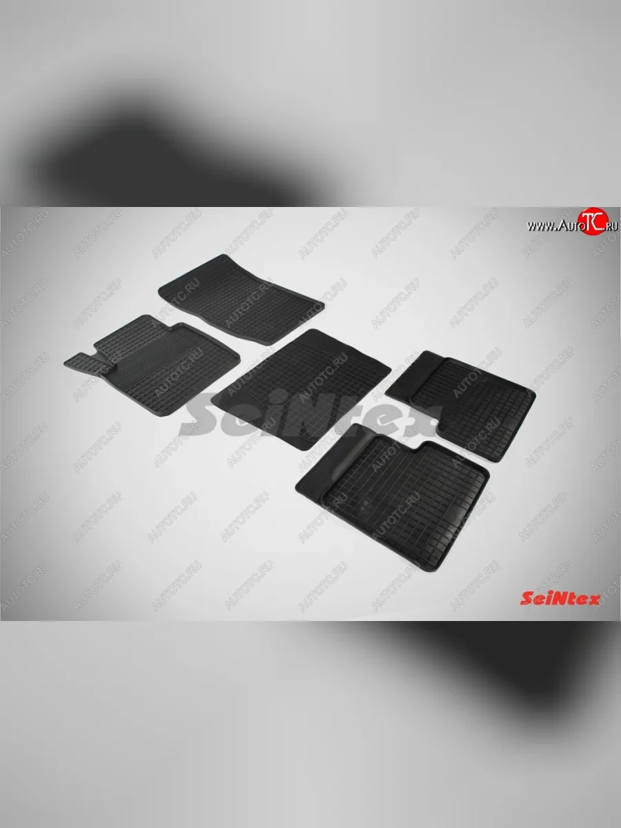 Износостойкие коврики в салон с рисунком Сетка (с 2015 года) SeiNtex Premium 4 шт. (резина) Mercedes-Benz G class W463 5 дв. дорестайлинг (1989-1994)  в Самаре Самарской области