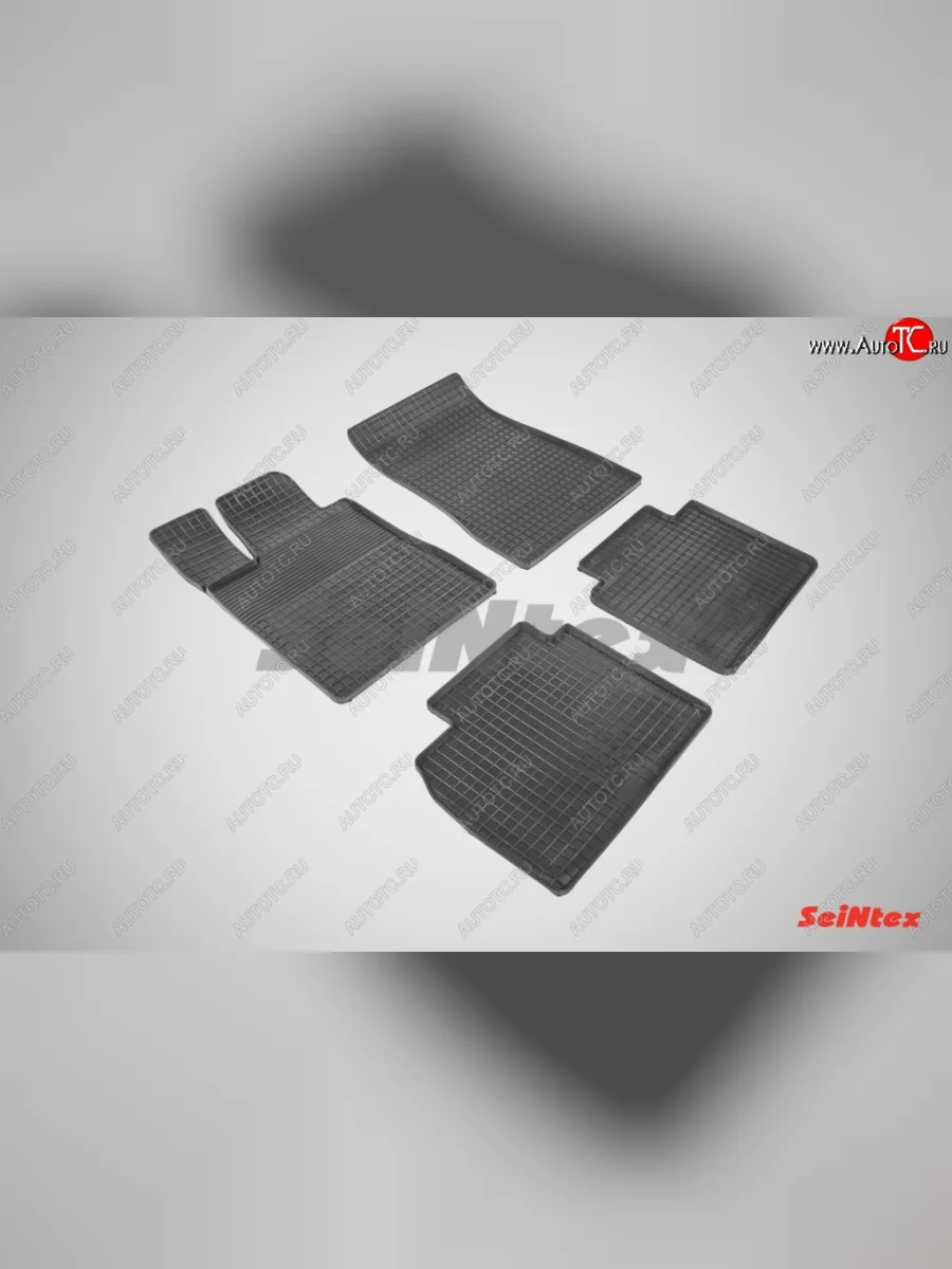 Износостойкие коврики в салон с рисунком Сетка L 2WD SeiNtex Premium 4 шт. (резина) Mercedes-Benz S class W220 (1998-2005)  в Воронеже Воронежской области