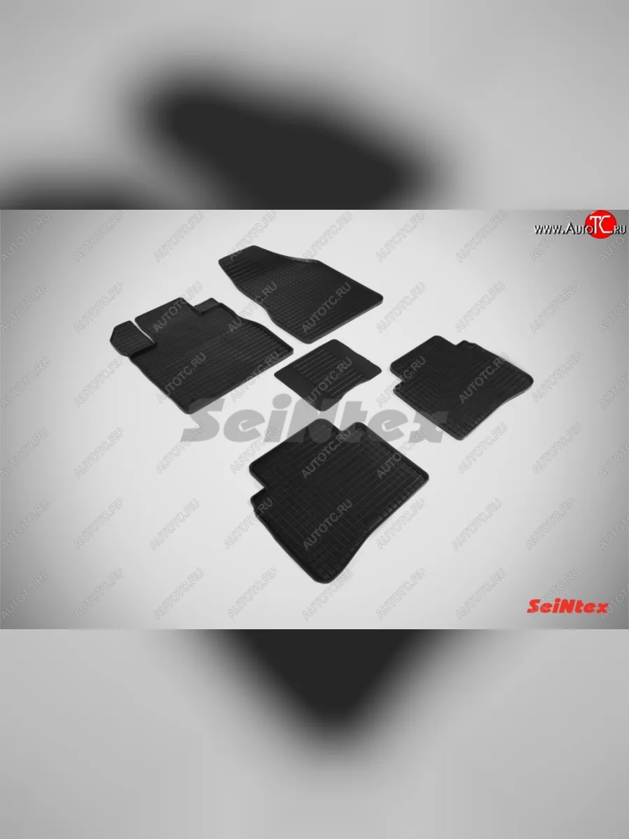 Износостойкие коврики в салон с рисунком Сетка SeiNtex Premium 4 шт. (резина) Nissan Murano 1 Z50 (2002-2009)  в Перми Пермском крае