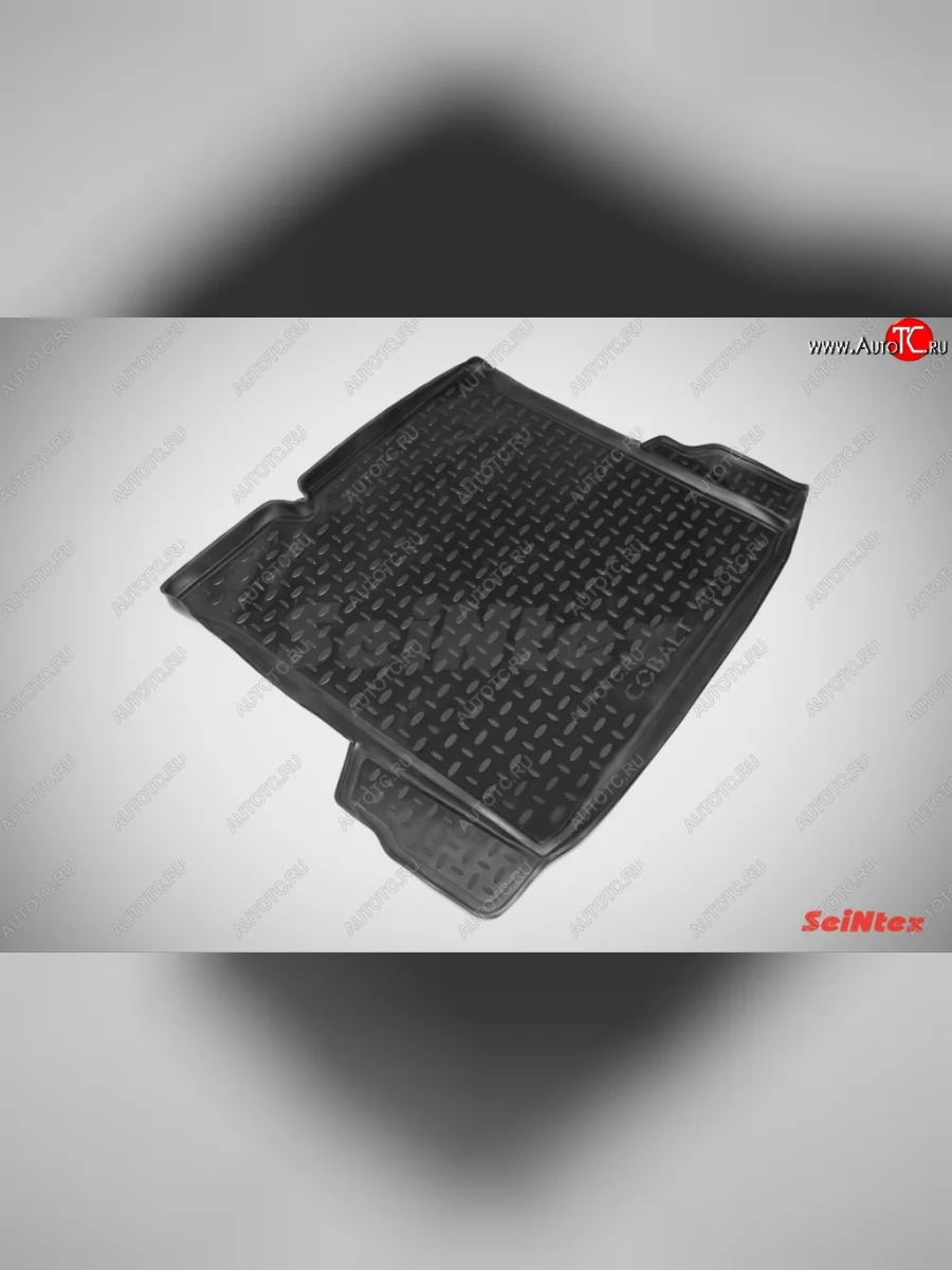 Коврик в багажник SeiNtex (полимер) Chevrolet Cobalt седан дорестайлинг (2011-2016)  в Керчи Республика Крым