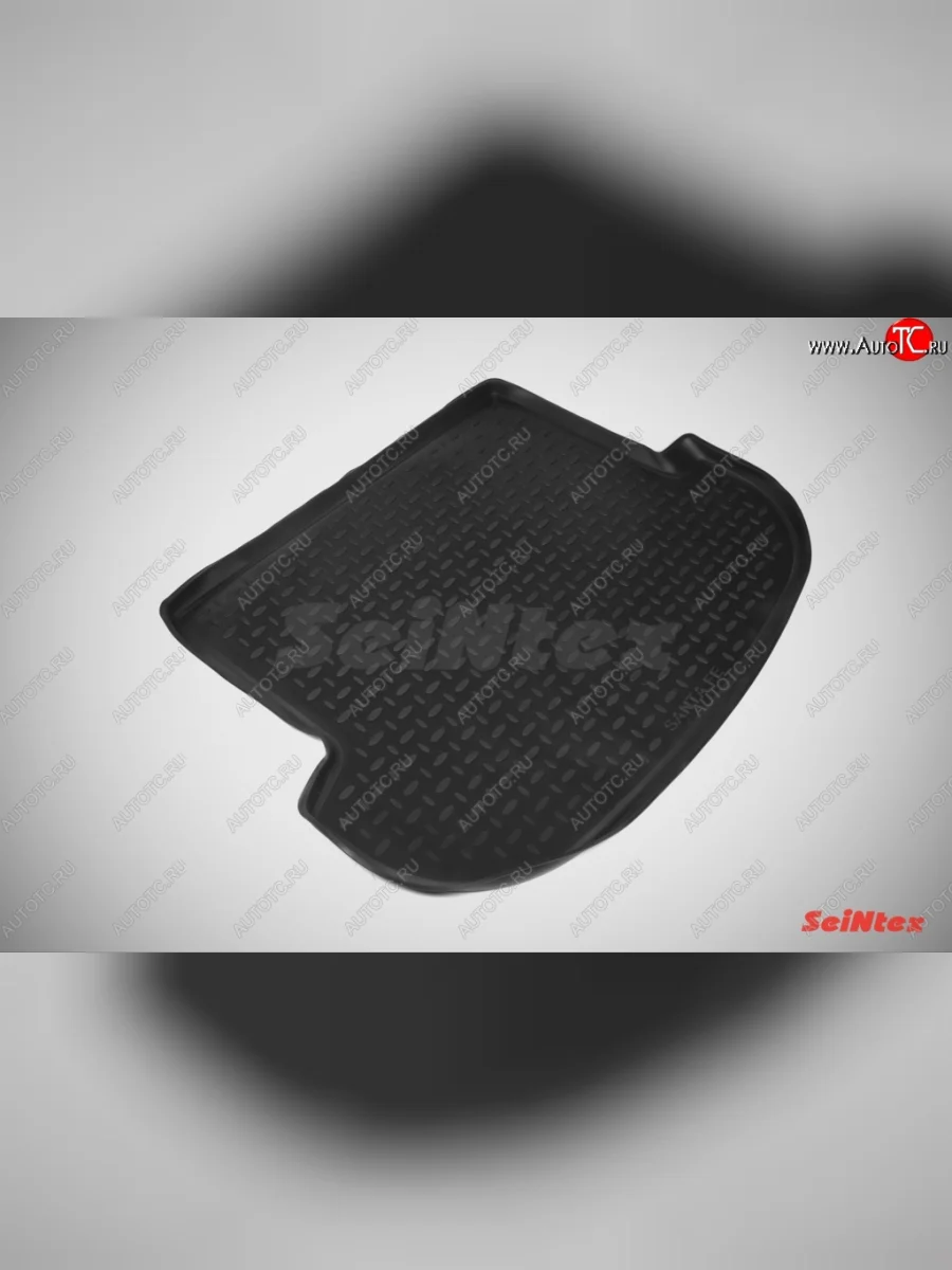 Коврик в багажник SeiNtex (полимер) Hyundai Santa Fe CM дорестайлинг (2006-2009)  в Перми Пермском крае