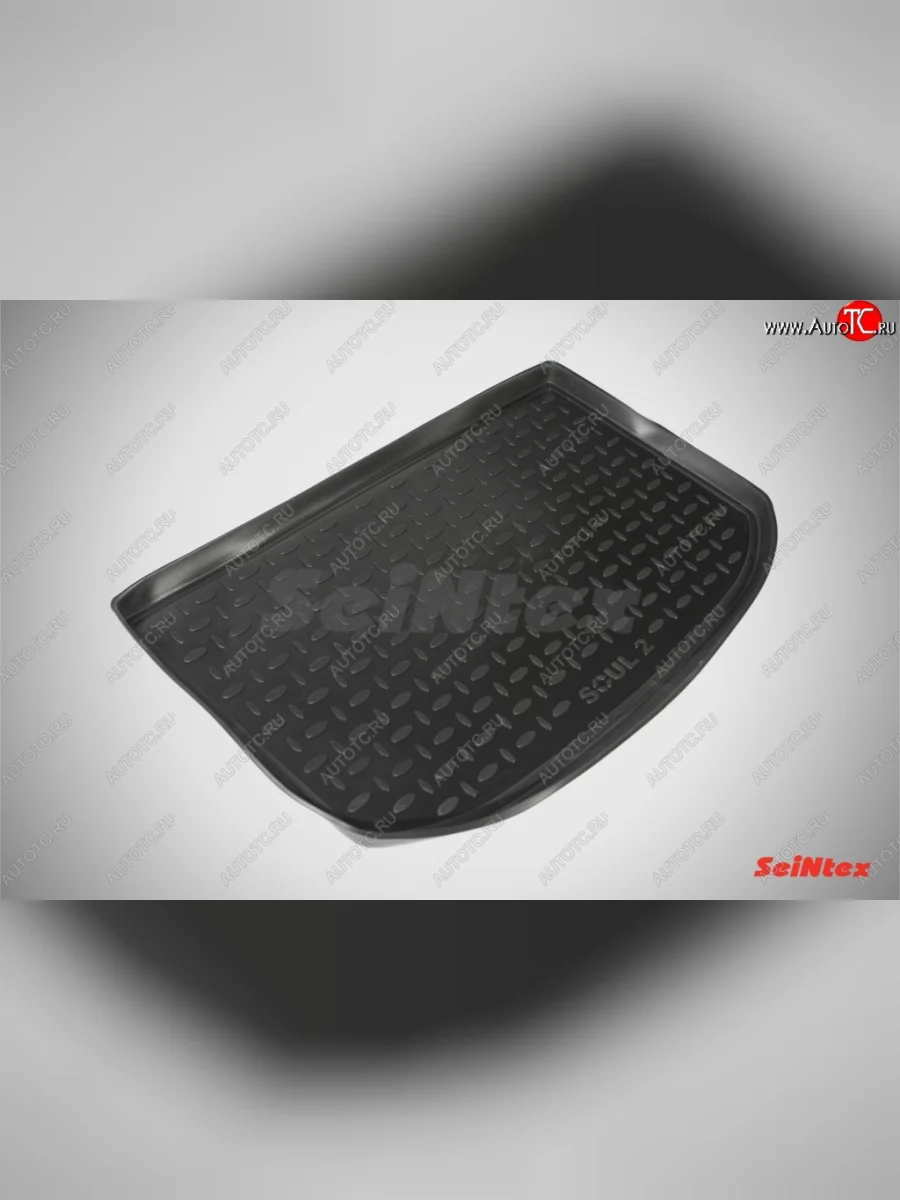 Коврик в багажник SeiNtex (полимер) KIA Soul PS дорестайлинг (2014-2016)  в Воронеже Воронежской области