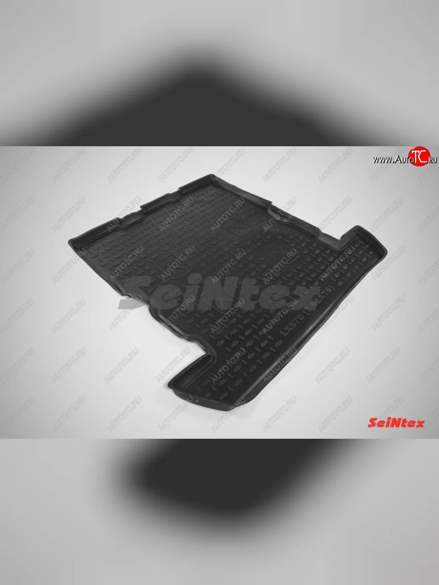 Коврик в багажник (7 мест) SeiNtex (полимер) Lexus LX570 J200 дорестайлинг (2007-2012)  в Перми Пермском крае