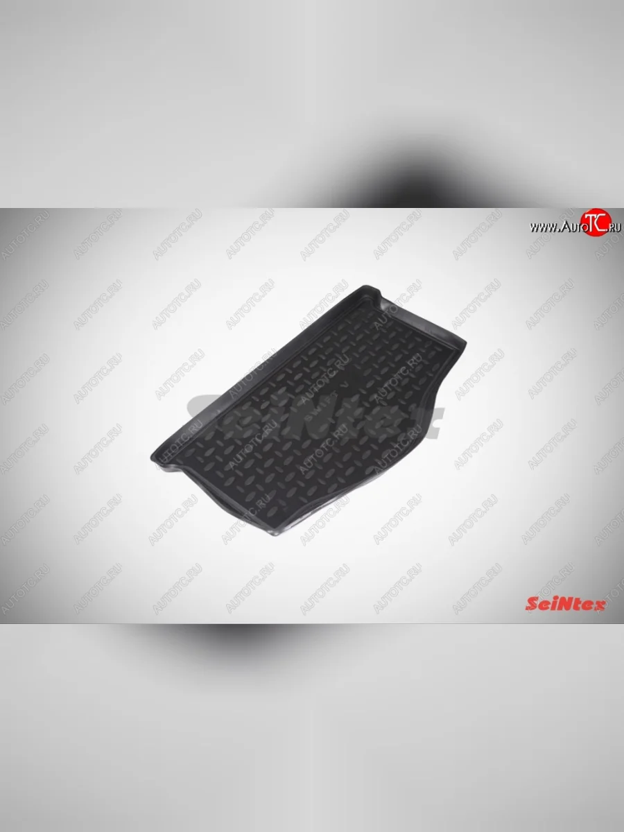 Коврик в багажник SeiNtex (полимер) Suzuki Swift ZC72S дорестайлинг, хэтчбэк 5 дв. (2010-2013)  с доставкой в г. Керчь