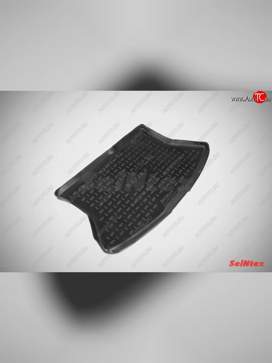Коврик в багажник SeiNtex (полимер) Лада ВАЗ Калина 1119 хэтчбек (2004-2013)  в Самаре Самарской области