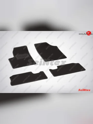 Износостойкие коврики в салон SeiNtex Premium LUX 4 шт. (ворсовые) CITROEN Berlingo  M59 (2002-2012) рестайлинг