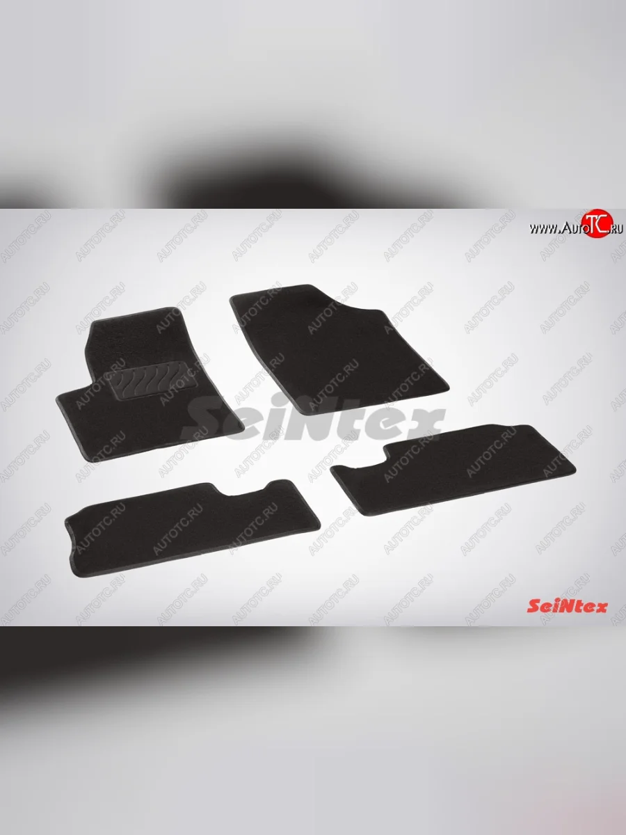 Износостойкие коврики в салон SeiNtex Premium LUX 4 шт. (ворсовые)  CITROEN Berlingo (2002-2012) M59  с доставкой в г. Керчь