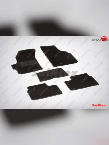 Износостойкие коврики в салон SeiNtex Premium LUX 4 шт. (ворсовые) Daewoo Matiz  M100 (1998-2000) дорестайлинг