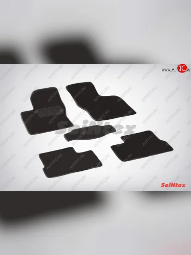 Износостойкие коврики в салон SeiNtex Premium LUX 4 шт. (ворсовые) Daewoo Nexia  рестайлинг (2008-2015)