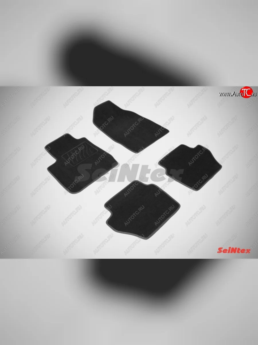 Износостойкие коврики в салон SeiNtex Premium LUX 4 шт. (ворсовые) Ford Fiesta 6 хэтчбэк 5 дв. дорестайлинг (2008-2012)  в Керчи Республика Крым