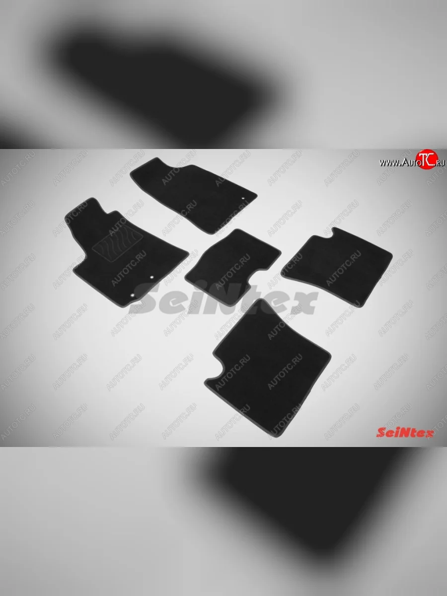 Износостойкие коврики в салон SeiNtex Premium LUX 4 шт. (ворсовые) Geely MK (2006-2015)  в Керчи Республика Крым