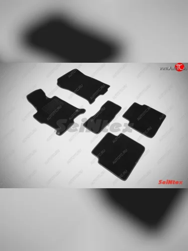 Износостойкие коврики в салон SeiNtex Premium LUX 4 шт. (ворсовые) Honda Accord  9 CR (2013-2020) седан дорестайлинг, седан рестайлинг
