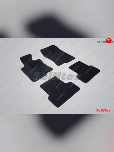 Износостойкие коврики в салон SeiNtex Premium LUX 4 шт. (ворсовые) Honda Accord  8 CU (2008-2011) седан дорестайлинг