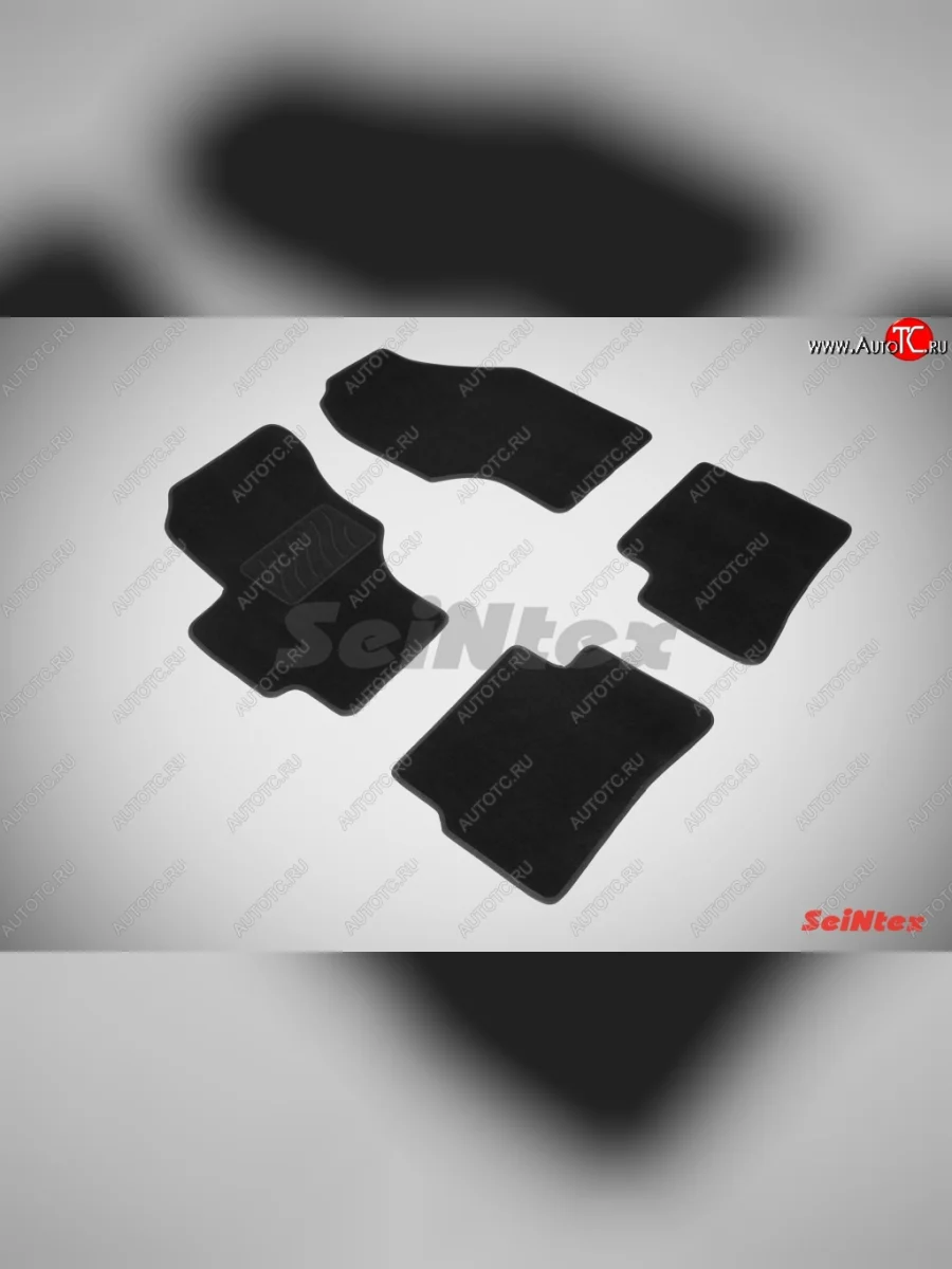 Износостойкие коврики в салон SeiNtex Premium LUX 4 шт. (ворсовые) Hyundai Verna 2 MC седан (2005-2011)  в Самаре Самарской области