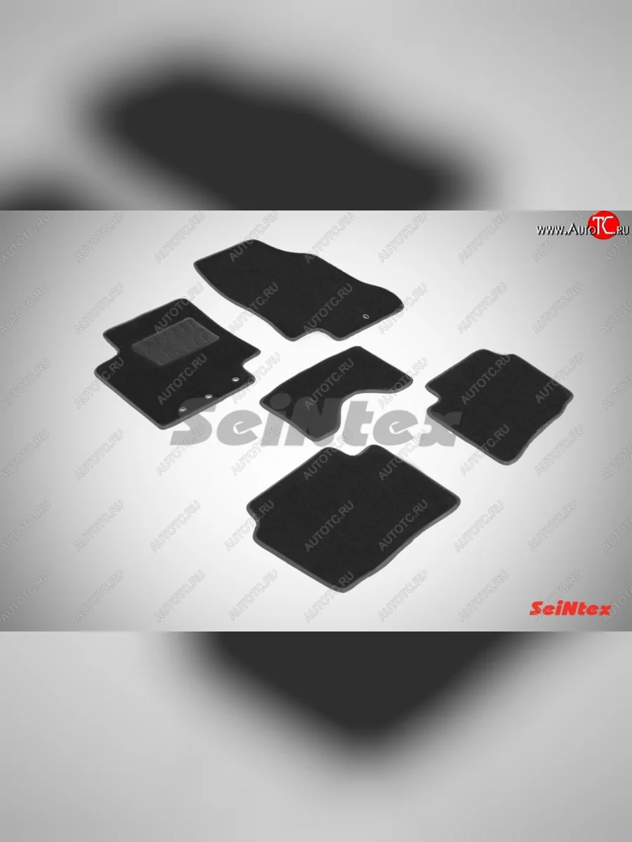 Износостойкие коврики в салон SeiNtex Premium LUX 4 шт. (ворсовые) Hyundai i20 PB хэтчбэк дорестайлинг (2008-2012)  в Самаре Самарской области
