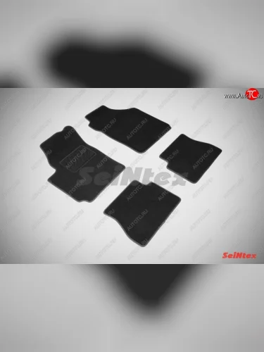 Износостойкие коврики в салон SeiNtex Premium LUX 4 шт. (ворсовые) KIA Picanto  1 SA хэтчбэк 5 дв. (2003-2007) дорестайлинг