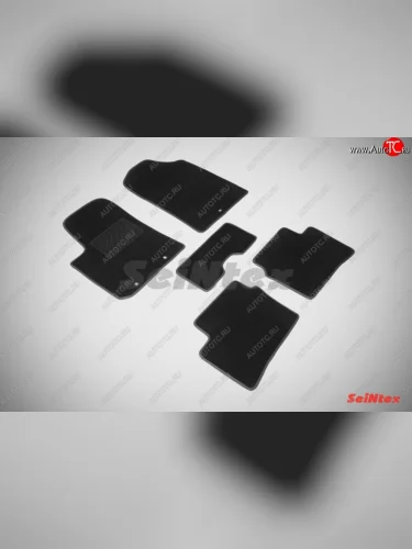 Износостойкие коврики в салон SeiNtex Premium LUX 4 шт. (ворсовые) KIA Picanto ( 2 TA хэтчбэк 5 дв.,  2 TA хэтчбэк 3 дв.) (2011-2017) дорестайлинг, рестайлинг