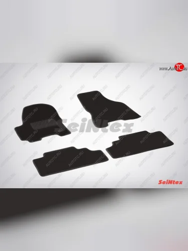 Износостойкие коврики в салон SeiNtex Premium LUX 4 шт. (ворсовые) KIA Sportage  2 JE,KM (2004-2008) дорестайлинг