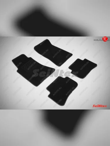 Износостойкие коврики в салон SeiNtex Premium LUX 4 шт. (ворсовые) Mercedes-Benz C-Class  W204 (2007-2015) дорестайлинг седан, рестайлинг седан