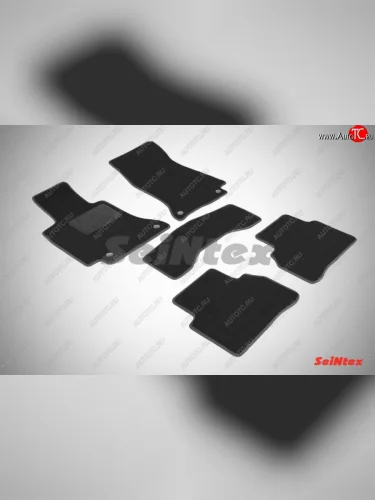 Износостойкие коврики в салон SeiNtex Premium LUX 4 шт. (ворсовые) Mercedes-Benz C-Class ( С205,  S205,  W205) (2014-2025) дорестайлинг купе, дорестайлинг универсал, дорестайлинг седан, рестайлинг седан