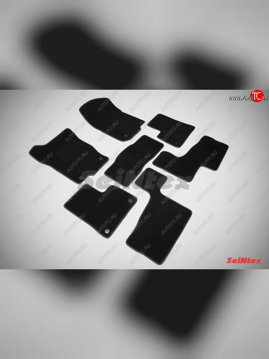 Износостойкие коврики в салон SeiNtex Premium LUX 6 шт. (ворсовые)  Mercedes-Benz GL class (2012-2016) X166  в Самаре Самарской области
