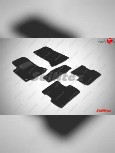 Износостойкие коврики в салон SeiNtex Premium LUX 4 шт. (ворсовые) Mercedes-Benz A class  W176 (2012-2015) дорестайлинг, хэтчбэк 5 дв.