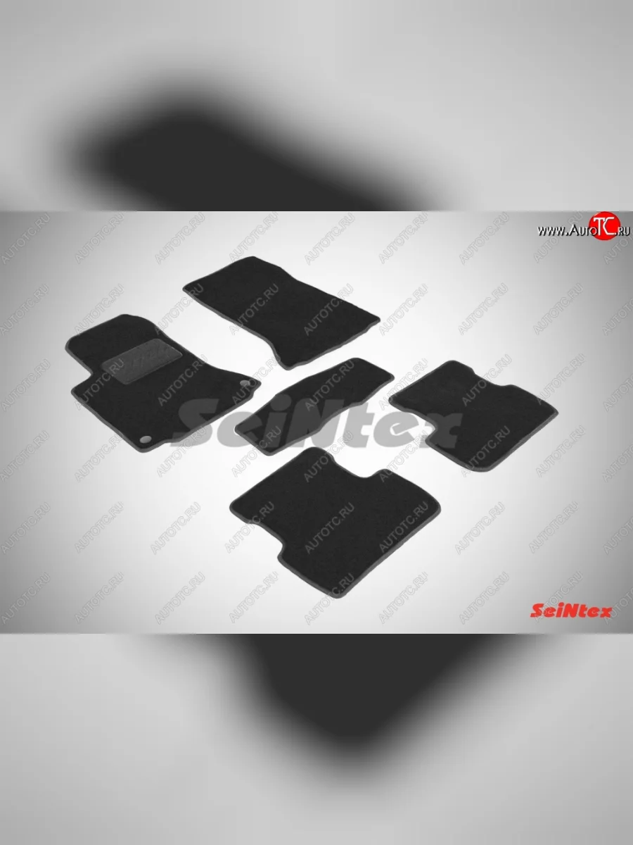 Износостойкие коврики в салон SeiNtex Premium LUX 4 шт. (ворсовые)  Mercedes-Benz A class (2012-2015) W176  в Самаре Самарской области