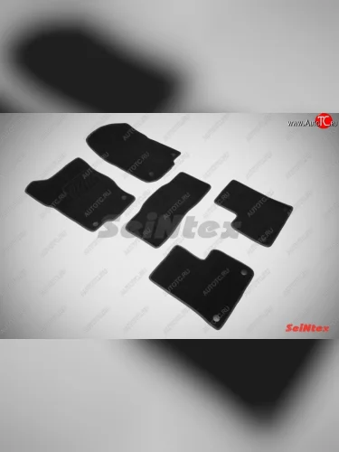 Износостойкие коврики в салон SeiNtex Premium LUX 4 шт. (ворсовые) Mercedes-Benz ML class  W166 (2011-2015)